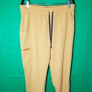 Figs Technical Collection Jogger Pants Size LT Mustard Yellow Nurse Hospital Lab